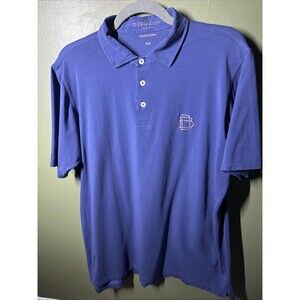 B. Draddy USA Blue Polo Shirt Pullover Logo Mens Size Medium Soft